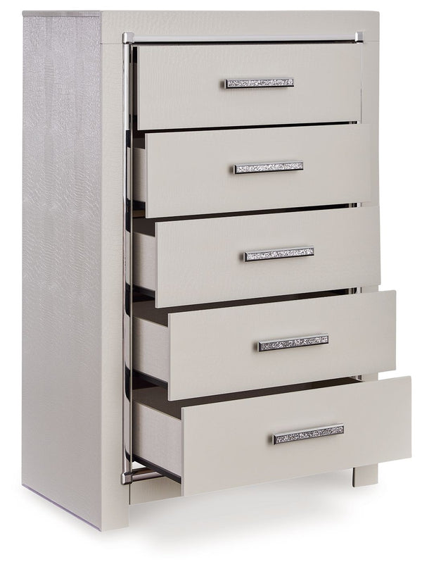 Zyniden - Silver - 7 Pc. - Dresser