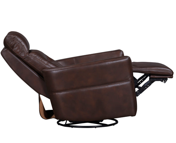 Remmington - Power Swivel Glider Recliner - Auburn