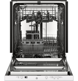 GE® ENERGY STAR® ADA Compliant Stainless Steel Interior Dishwasher with Sanitize Cycle