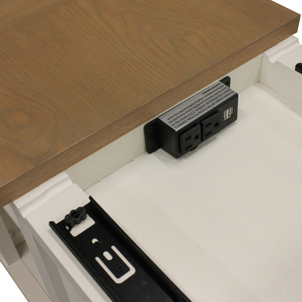 Americana Modern - Cocktail Table With 2 Chairside Tables And Console Table With 3 Stools - Cotton