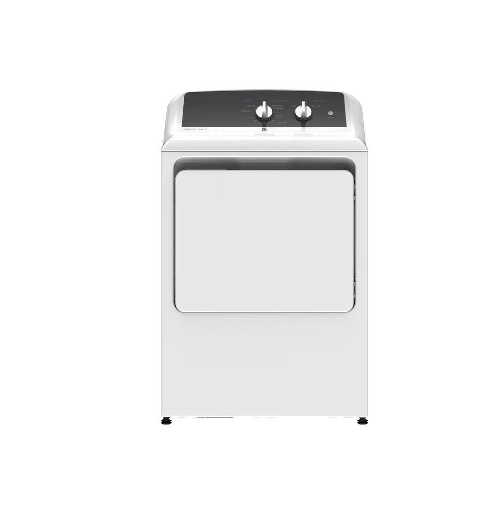 GE 6.2 cu. ft. Capacity Gas Dryer with Up To 120 ft. Venting? and 5-yr Limited Warranty?