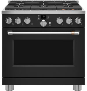 Café™ 36" Smart All-Gas Commercial-Style Range with 6 Burners (Natural Gas)