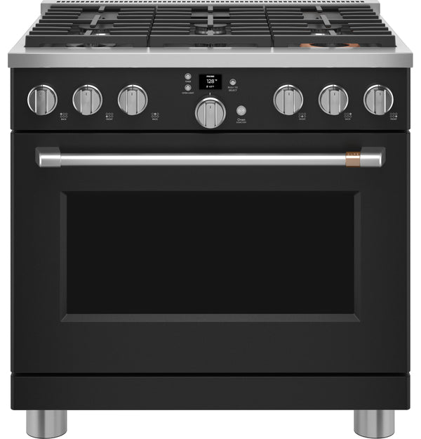 Café™ 36" Smart All-Gas Commercial-Style Range with 6 Burners (Natural Gas)