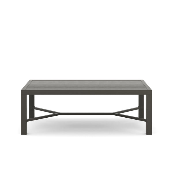 Skye - 2 Piece Outdoor Set (Sofa & Slat Top Coffee Table) - Blue