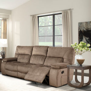 Chapman - Manual Reclining Sofa And Recliner - Dark Brown