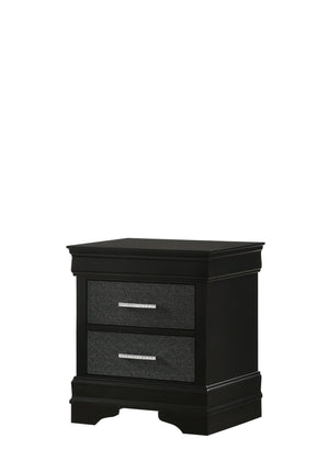 Amalia - Full 4 Piece Bedroom Set - Black