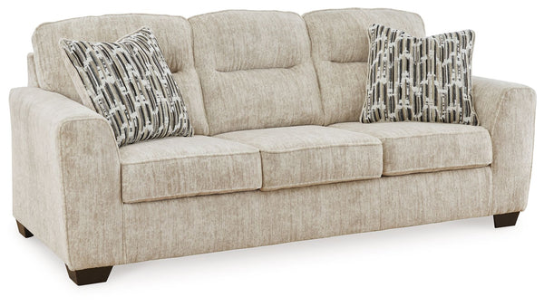  the plush upholstery and dark tri-block legs are a natural complement for so many color schemes. Accent pillows make the seating 