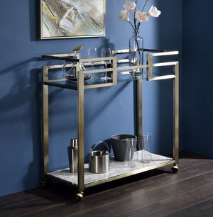  Mirrored Inlay with Raised Geometric Trim