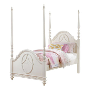 Dorothy - Full Post Bed - Ivory