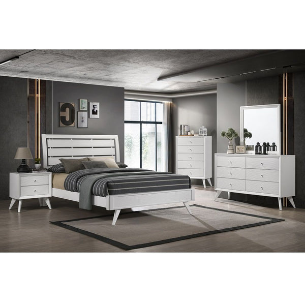 Cerys - Eastern King Bed - White