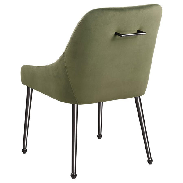 Mayette - Upholstered Dining Side Chair (Set of 2) - Olive