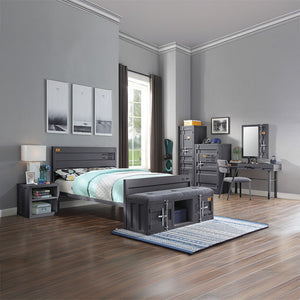  Armless Bench (Backless) Storage: 2 Metal Doors ()
