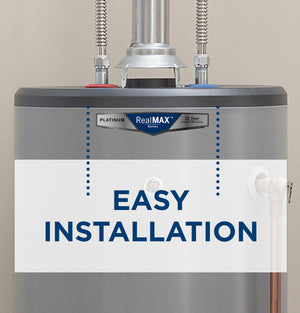 GE RealMAX Premium 50-Gallon Tall Liquid Propane Atmospheric Water Heater