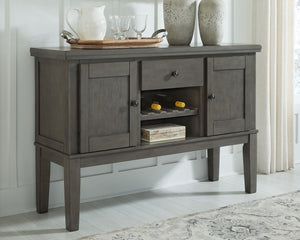  a smooth-gliding drawer and an open cubby with a wine rack