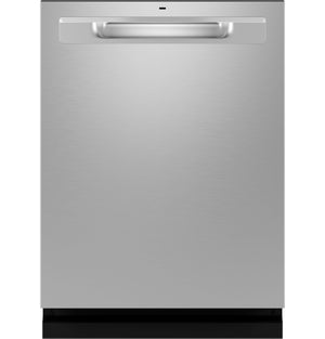 GE® ENERGY STAR® Fingerprint Resistant Top Control with Stainless Steel Interior Dishwasher with Sanitize Cycle
