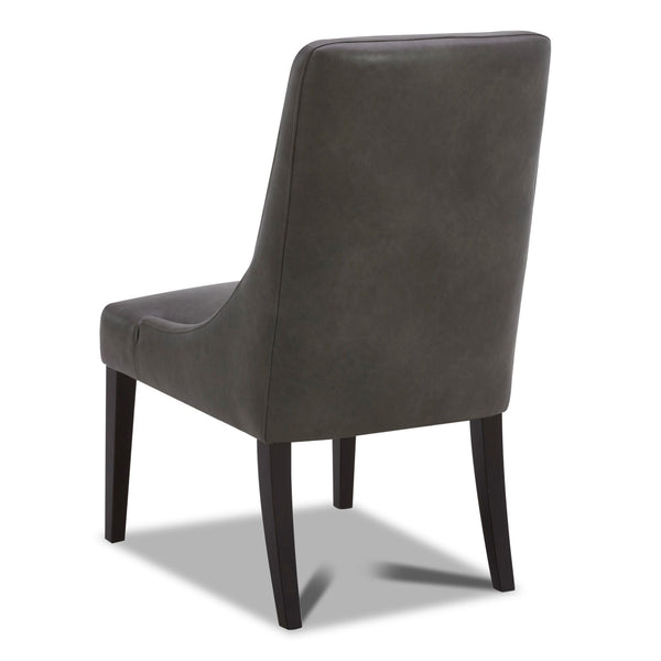 Crossings - Round Dining Table With 4 Upholstered Chairs - Brown & Dark Gray