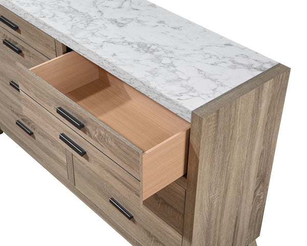Tilston - Queen 5 Piece Bedroom Set - Natural