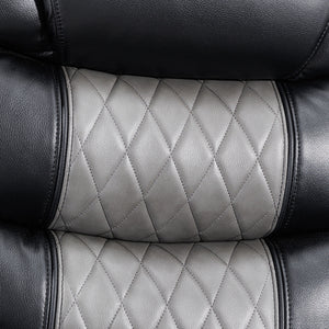 Nikko - Glider Recliner - Black / Gray