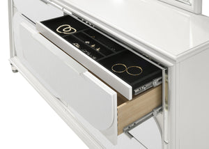 Eden - Dresser And Mirror - White