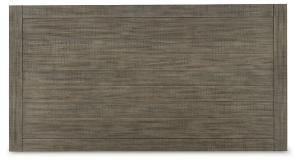 Krystanza - Weathered Gray - 10 Pc. - Dining Room Table