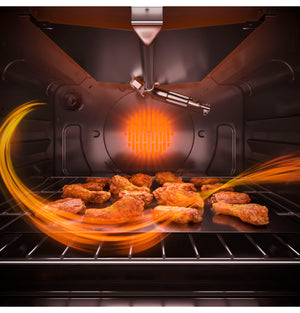 GE® 30" Slide-In Front Control Gas Double Oven Range