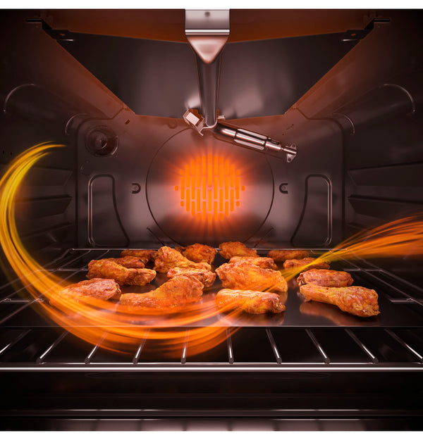 GE® 30" Slide-In Front Control Gas Double Oven Range