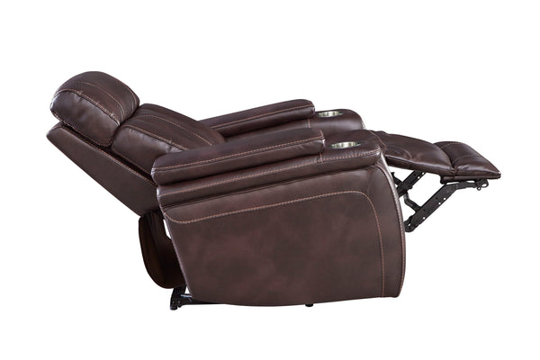 Royce - Power Reclining Sofa And 2 Recliners - Fantom Brown
