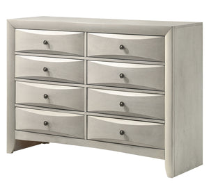 Emily - King 5 Piece Bedroom Set - White