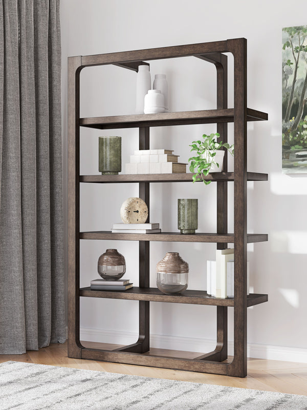  dark wood tone and architectural character suit todayâ€™s trends while balancing a timeless appeal. And with a unique open shelf design that-'s perfect for storage and displaying decor