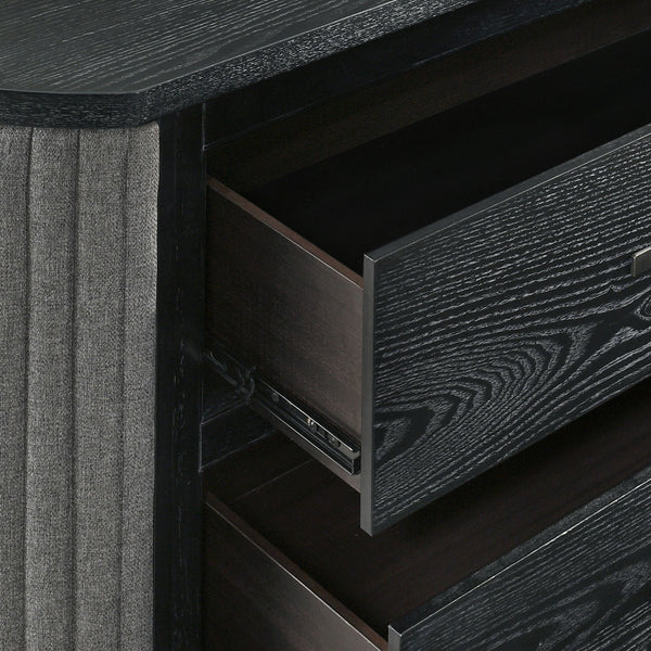 Skyline - 2 Drawer Nightstand - Onyx