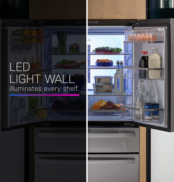 GE Profile™ Series ENERGY STAR® 29 Cu. Ft. Smart Fingerprint Resistant 4-Door French-Door Refrigerator with Door In Door