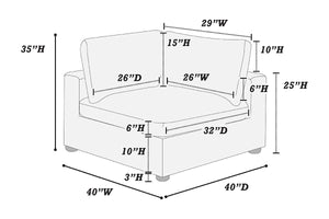 CORNER WEDGE