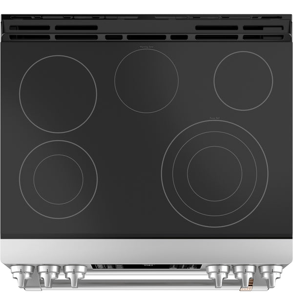 Café™ 30" Smart Slide-In, Front-Control, Radiant and Convection Double-Oven Range