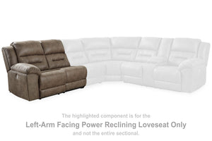 Ravenel - Fossil - Laf Reclining Power Loveseat