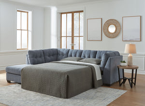 Marleton - Denim - 2-Piece Sleeper Sectional With Laf Corner Chaise