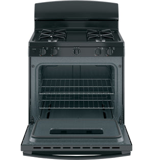 GE® 30" Free-Standing Front Control Gas Range