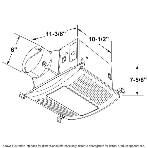Haier ENERGY STAR® 140 CFM Bathroom Exhaust Fan with LED Lights