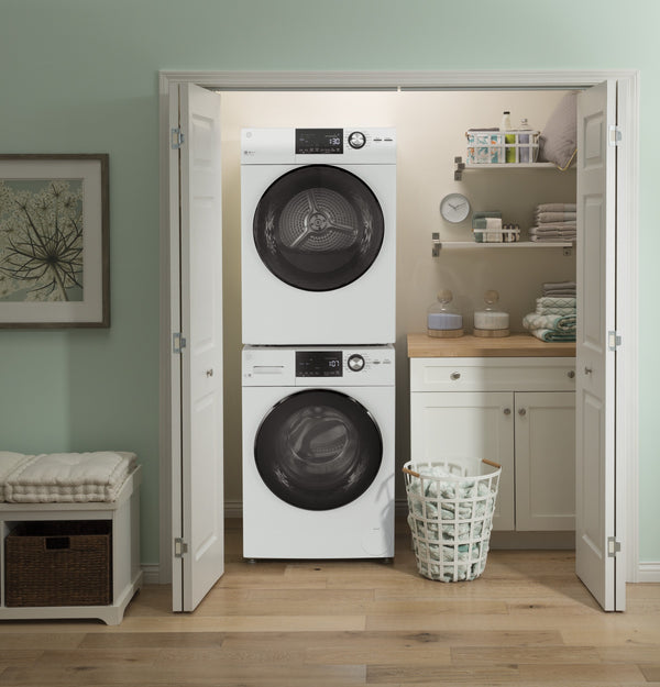 GE® ENERGY STAR®  24" 4.3 Cu.Ft. Front Load Vented Electric Dryer with Stainless Steel Basket
