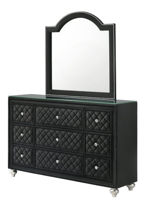 Cameo - Queen 4 Piece Bedroom Set - Black