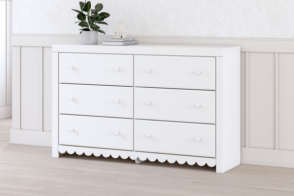  it appeals to both her sense of playful whimsy and your love for modern design. And the dresser-'s crisp white finish gives you