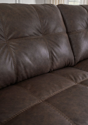 Barlin Mills - Umber - 2-Piece Sectional With Laf Corner Chaise