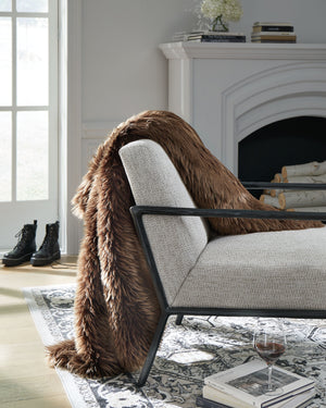  soothing neutral tone makes the sumptuous throw a natural fit.<br/><br/><b>Product Features</b><ul><li>Acr