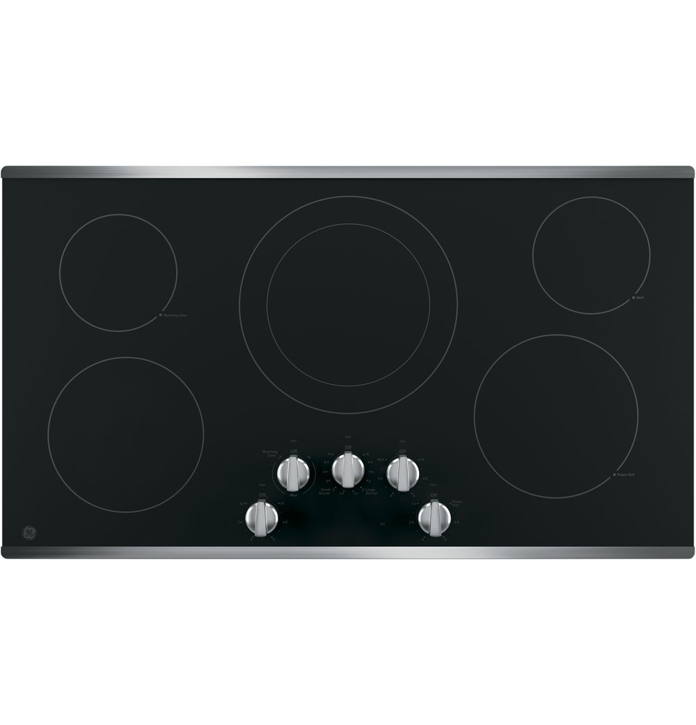 GE® 36" Built-In Knob Control Electric Cooktop