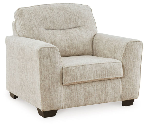 This generously scaled chair speaks to those drawn to fresh, contemporary style with richly neutral appeal. Subtle and sophisticated, the plush upholstery and dark tri-block legs are a natural complement for so many color schemes. Curling up with a good b