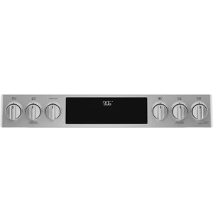 GE Profile™ 30" Smart Slide-In Front-Control Gas Double Oven Convection Fingerprint Resistant Range