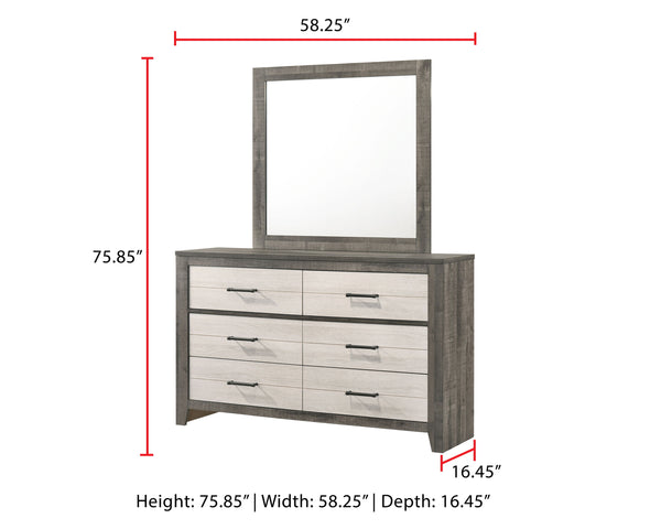  featuring a plank-style headboard with built-in lighting that adds warmth and con