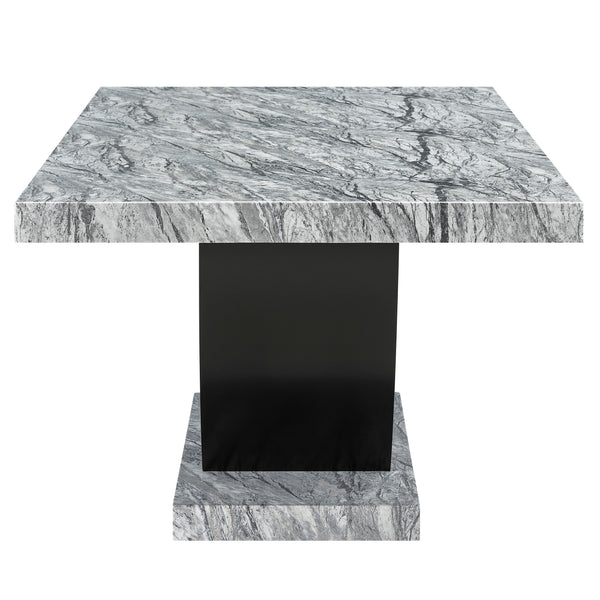 Lyra - Dining Table & 4 Chairs - Gray