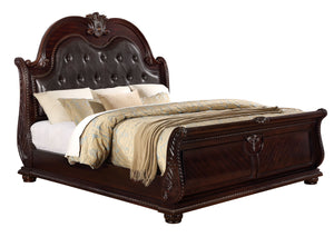Step into a world where classic elegance meets timeless design with our exquisite bedroom collection. Designed for those who covet regal charm and functionality, this suite features rich, deep wood tones that evoke the grandeur of an aristocratic estate. 