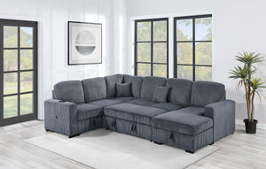 Beacon 4-PC Convertible Sectional W/ 2 Accent Pillows