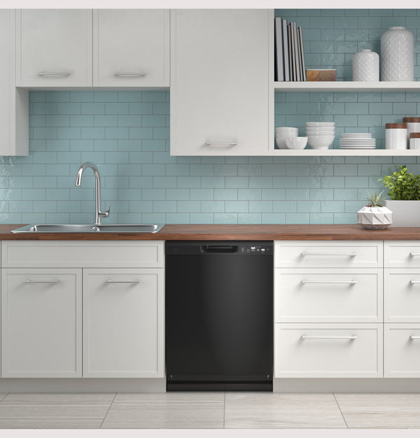 GE® ENERGY STAR® Dishwasher with Front Controls